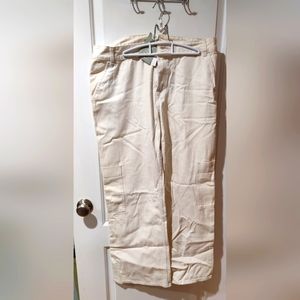 Off white wide leg cargo jean